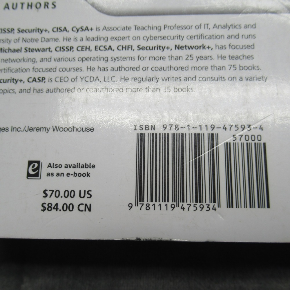 2 Books‎ ISC CISSP Certification Exam Study Guide Official Practice Tests - Picture 4 of 16